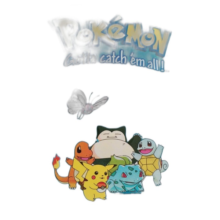 Classeur Pokémon Vintage "Gotta Catch 'Em All" Zippé Bleu - Rangement 