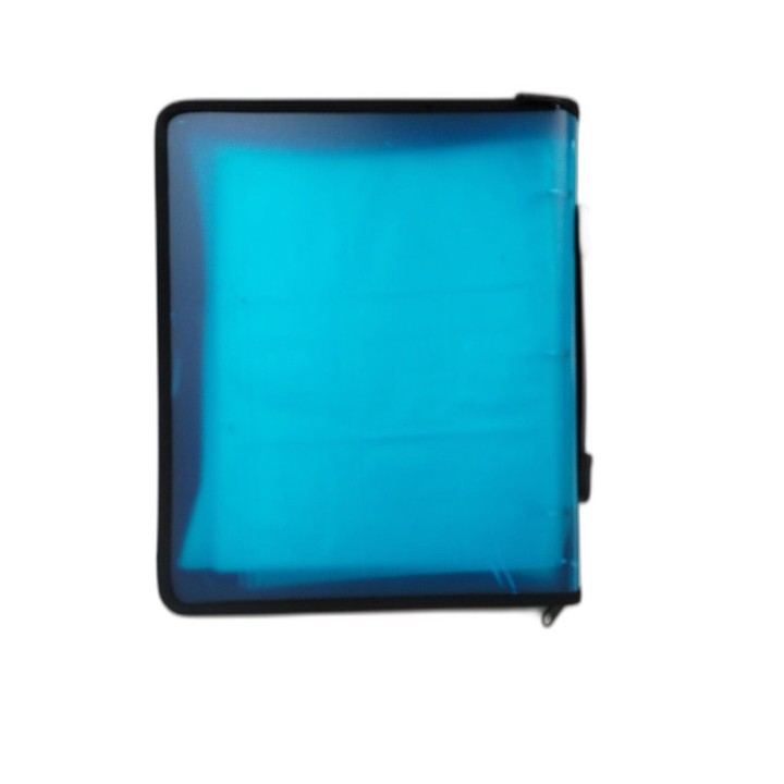 Classeur Pokémon Vintage "Gotta Catch 'Em All" Zippé Bleu - Rangement 