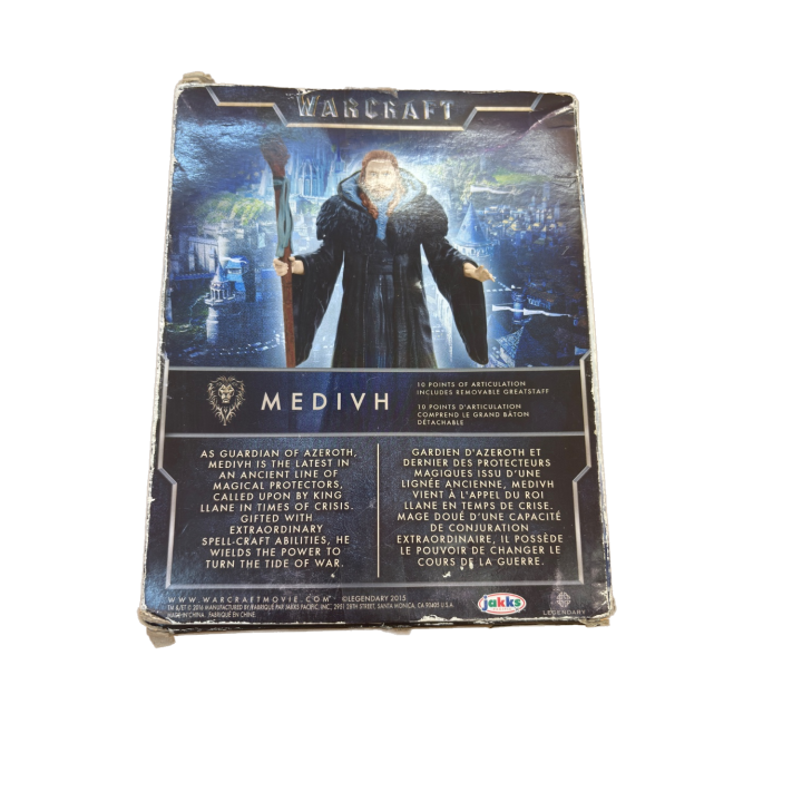 Medivh Warcraft Movie - Jakks Pacific - Figurine collector 15cm