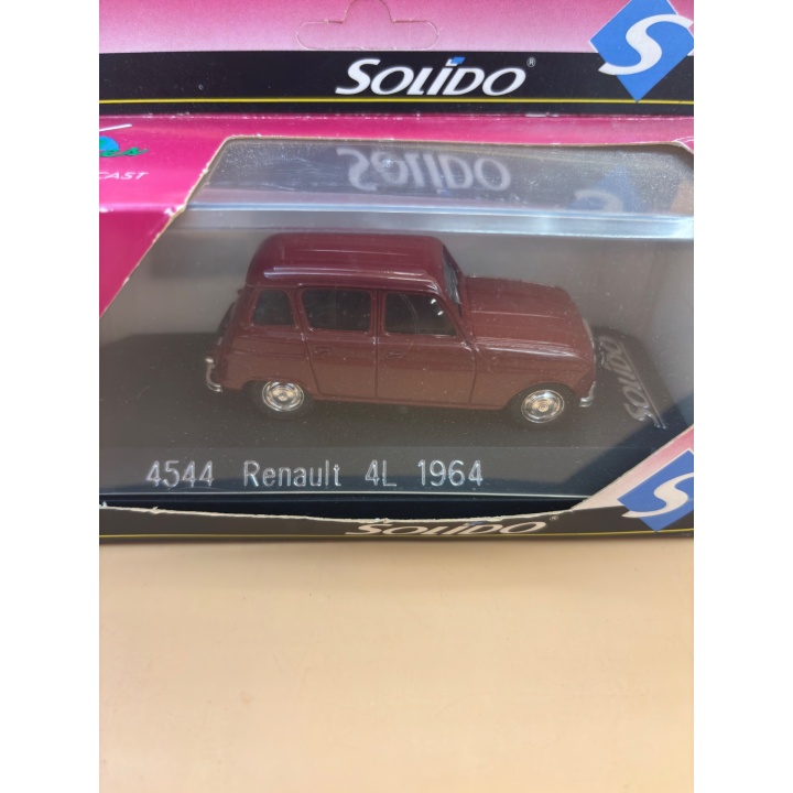 Renault 4L 1964 - Solido - Voiture miniature metal 1/43 3 ans -