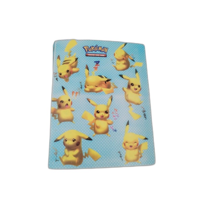 Classeur Rangement Cartes Pokémon TCG Pikachu - Mini Binder Bleu - Occ