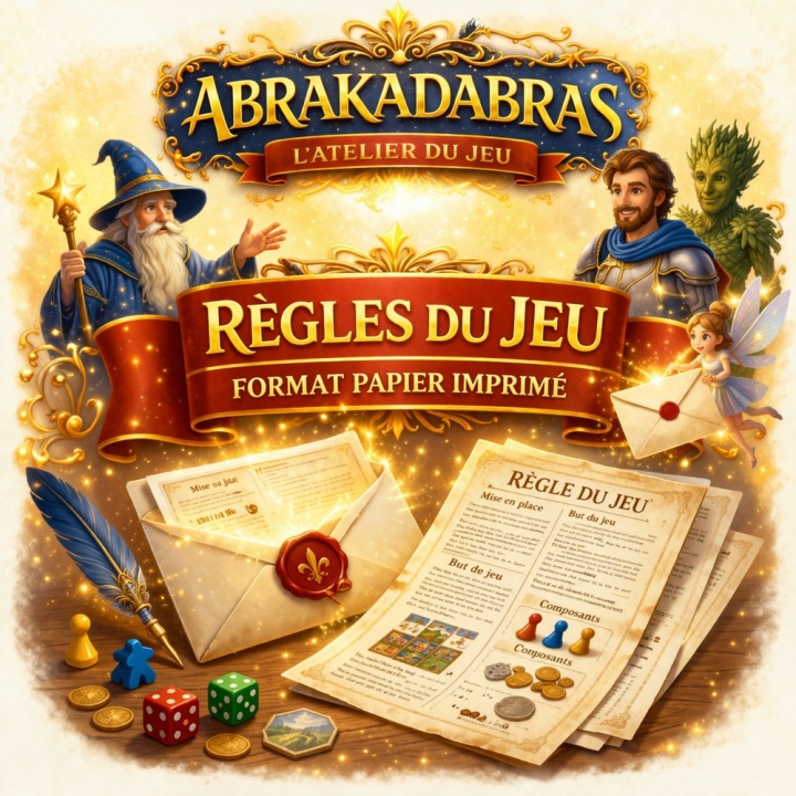Règle Papier Box Son - Notice Originale Megableu - Manuel Jeu Amb