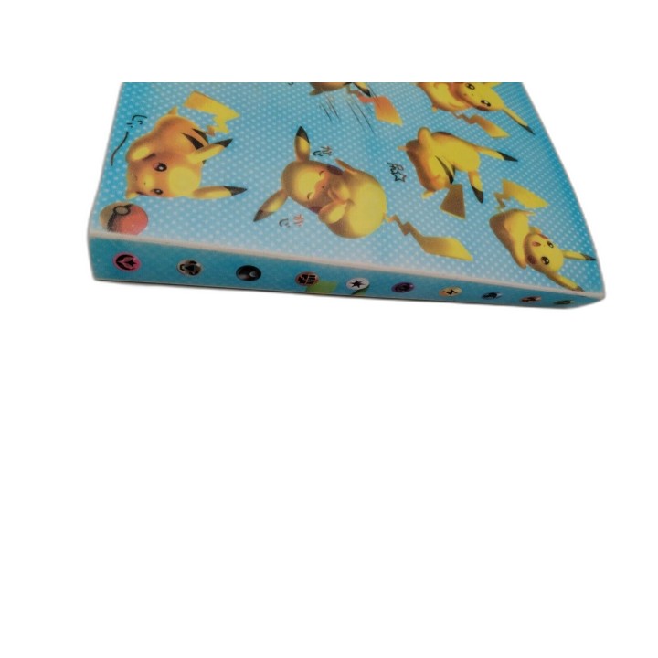 Classeur Rangement Cartes Pokémon TCG Pikachu - Mini Binder Bleu - Occ