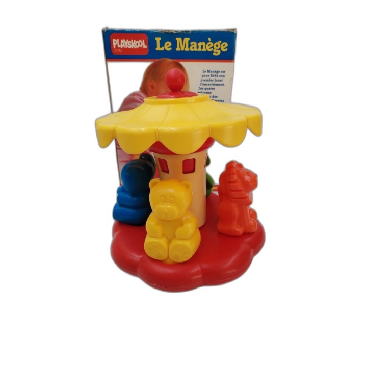Le Manège Playskool - Jouet Éveil Bébé Encastrement Animaux Vintage - 