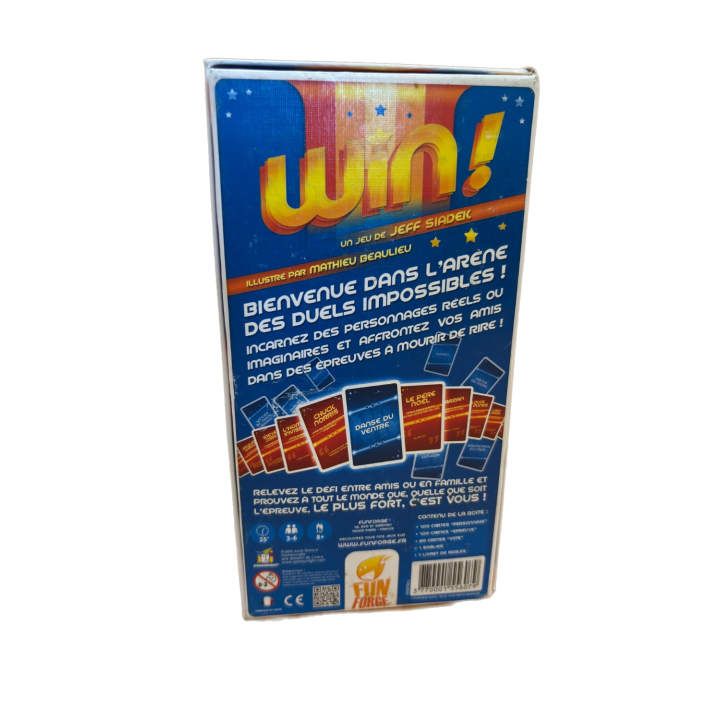 Win! - FunForge - Jeu Cartes Ambiance 8 ans 3-6 j