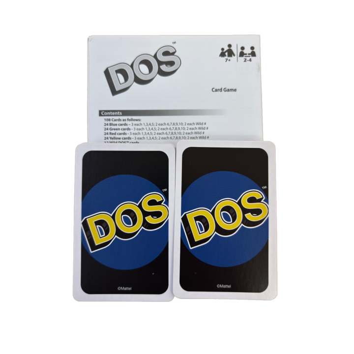 DOS - Mattel - Jeu de cartes 7 ans 2-4 j - Complet Vérifié