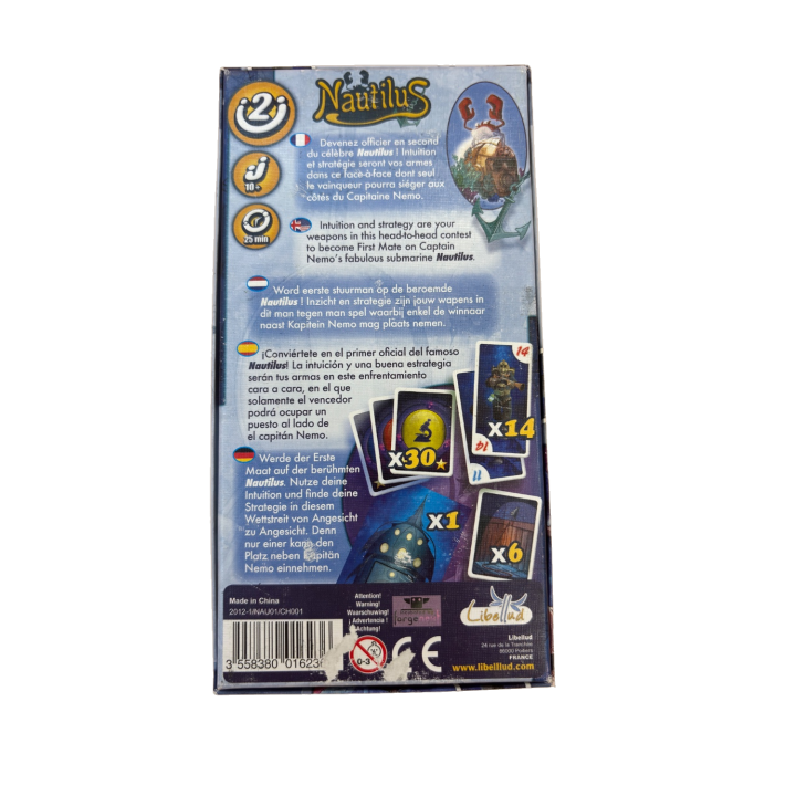 Nautilus - Libellud - Jeu Stratégie 10 ans 2 joueurs