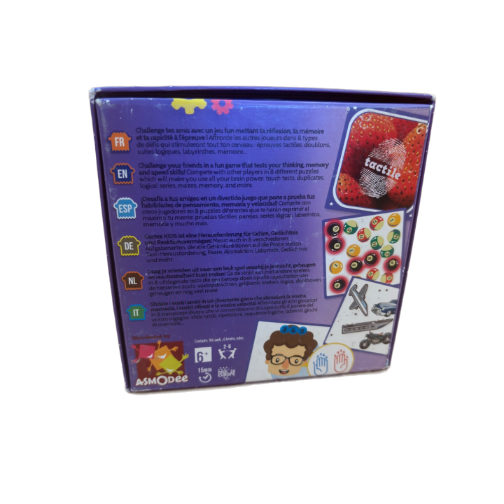 Cortex Challenge Kids - Asmodee - Jeu Réflexion 6 ans 2-6 j