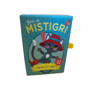 Mistigri Chiens et Chats - Auzou - Jeu Cartes 4 ans 3-4j