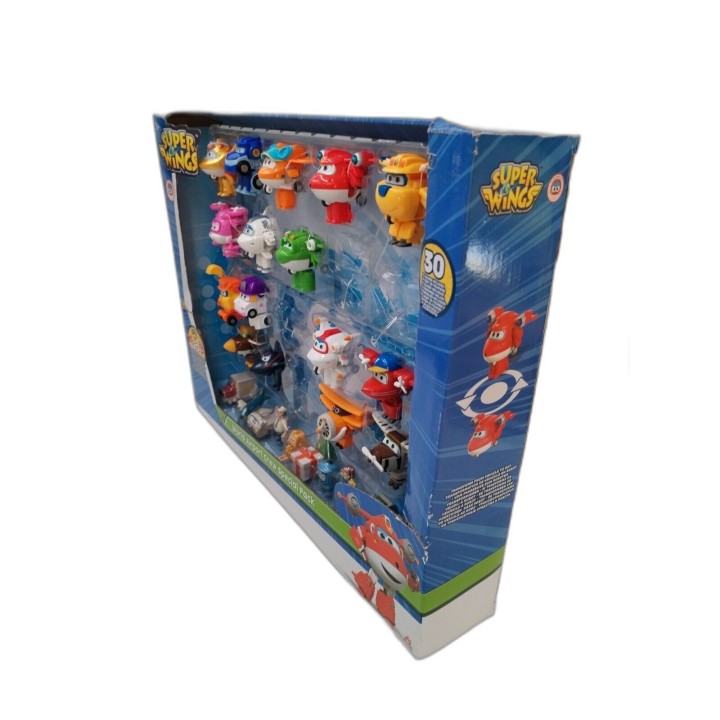 Super Wings World Airport Crew Special Pack - 26/30 Figurines dont 20 