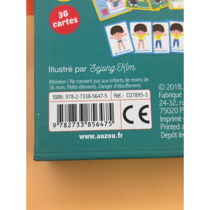 1,2,3 Tempo - Auzou - Jeu Éducatif 3 ans 1-4 j