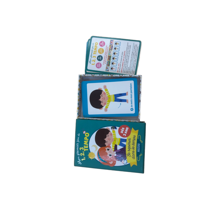 1,2,3 Tempo - Auzou - Jeu Éducatif 3 ans 1-4 j