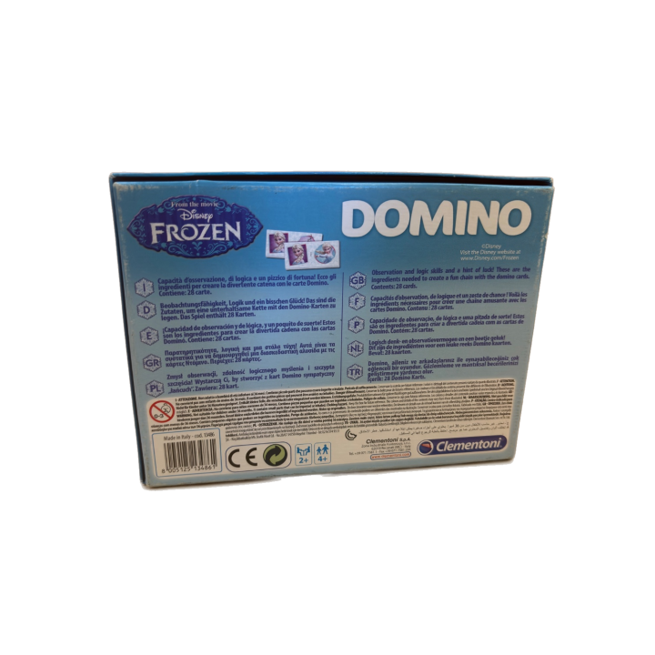 Domino Frozen - Clementoni - Jeu cartes 3 ans 2-4 j