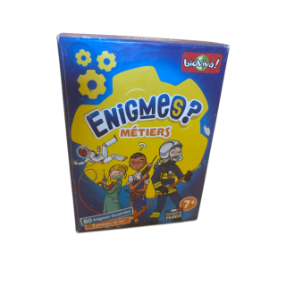 Enigmes Métiers - Bioviva - Jeu réflexion 7 ans 2-6 j