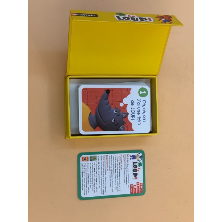 Au Loup - Nathan - Jeu coopératif 4 ans 1-4 j