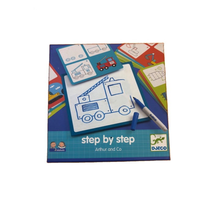 Step by Step Arthur and Co - DJECO - Jeu Dessin 4-7 ans
