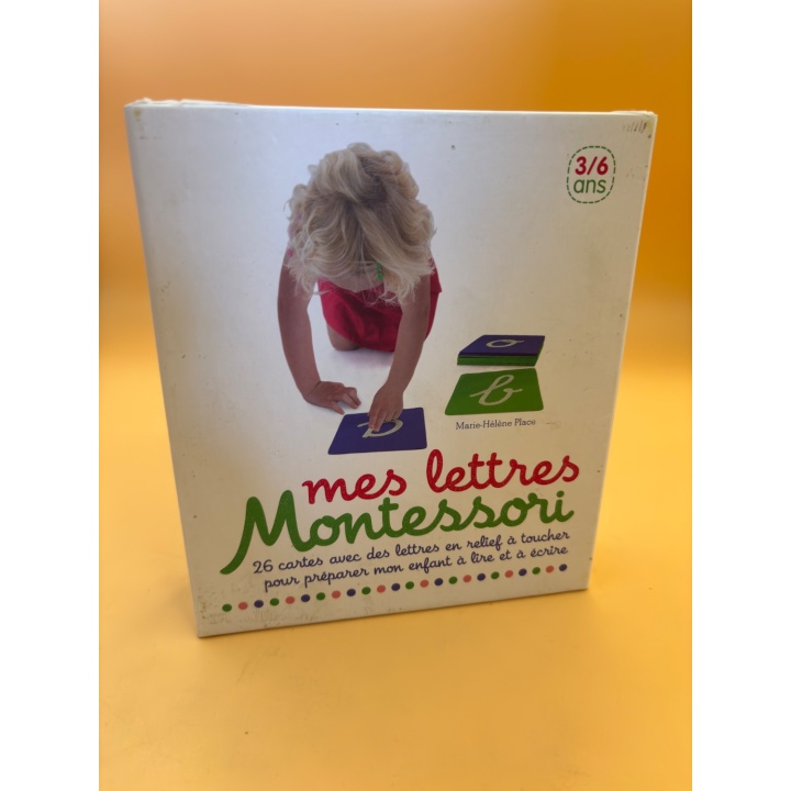 Mes Lettres Montessori - Nathan - Coffret sensoriel 3-6 ans