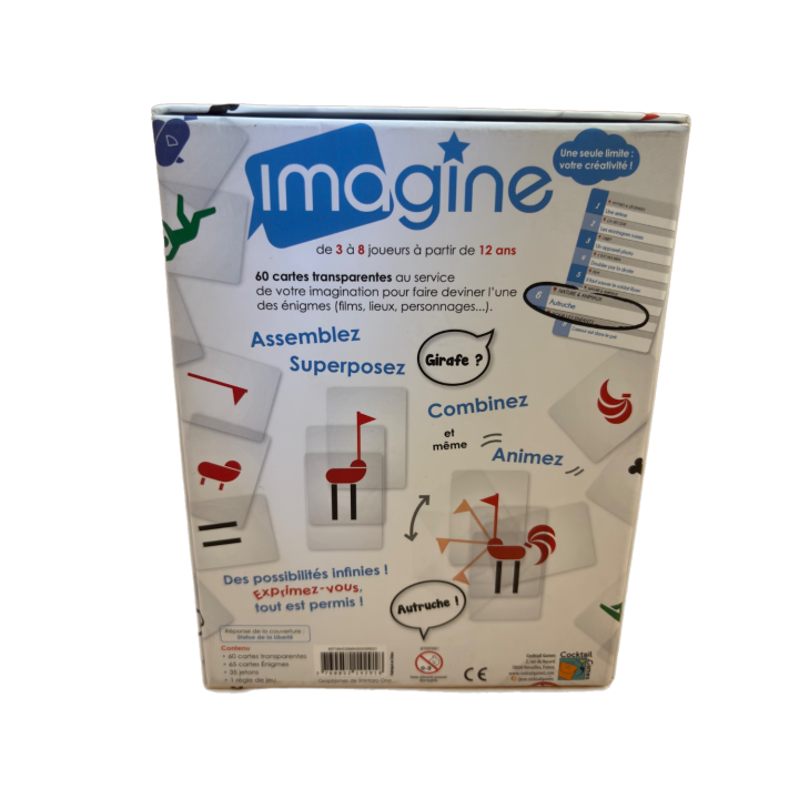 Imagine - Cocktail Games - Jeu créatif 12 ans 3-8 j