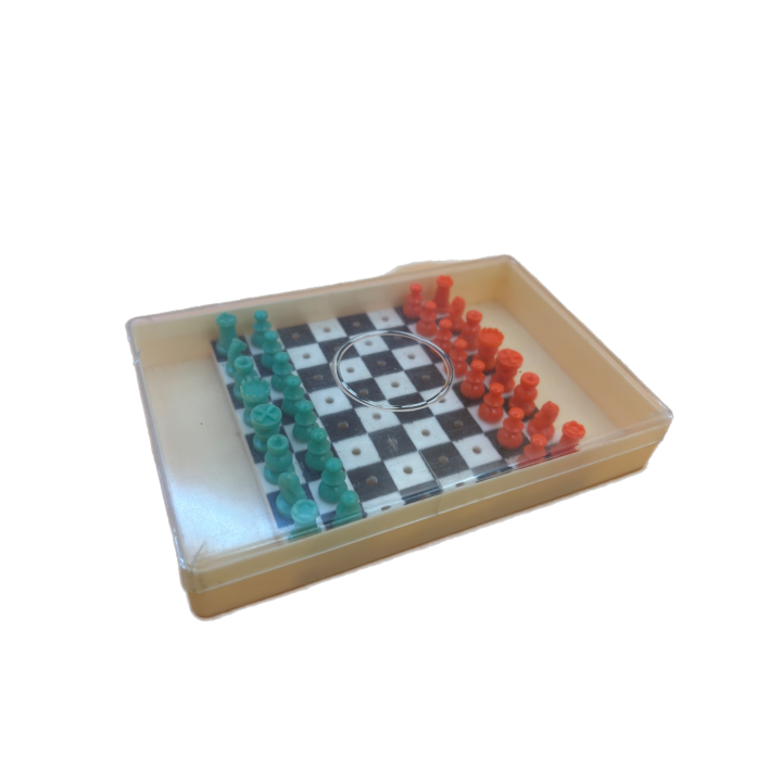 Échecs Vintage Plastique - Jeu Complet 2 joueurs