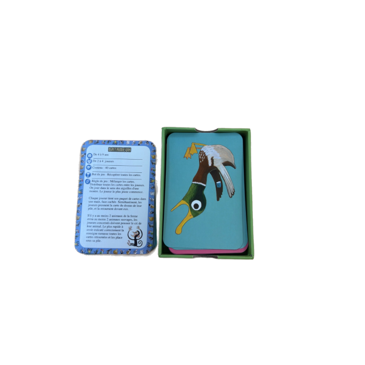 Batameuh - Djeco - Jeu Cartes Ambiance 4 ans 2-4 j