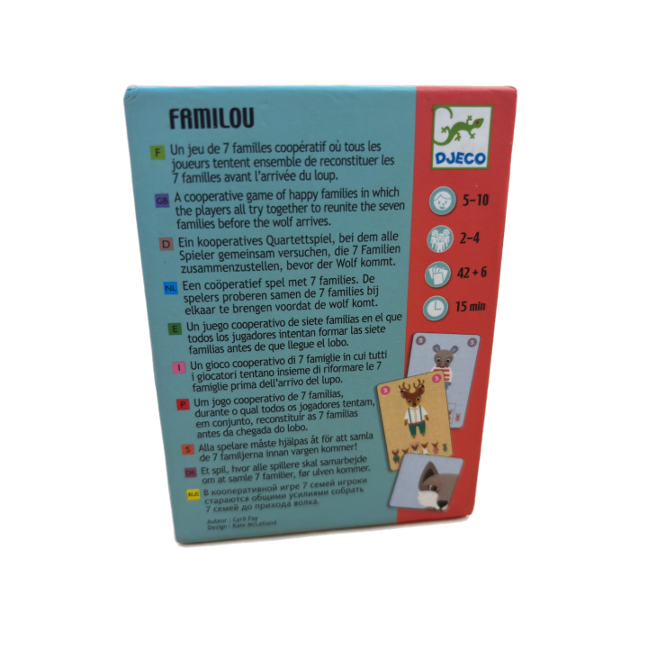 Familou - Djeco - Jeu coopératif 5 ans 2-4 j