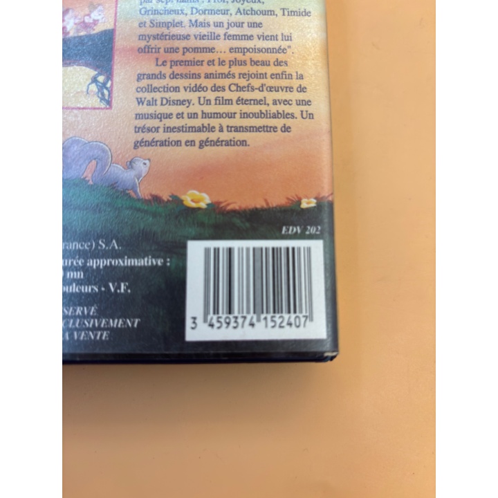Blanche-Neige et les Sept Nains - Disney - VHS 1994