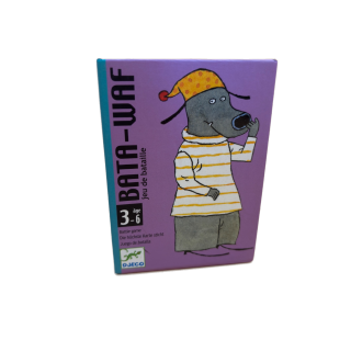 Bata-Waf - Djeco - Jeu de cartes bataille 3 ans 2-4 j