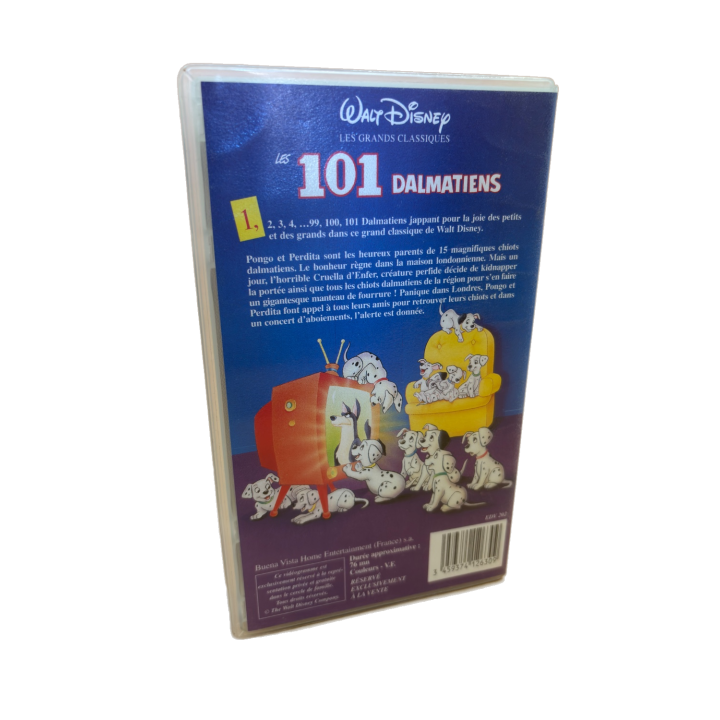 Les 101 Dalmatiens - Disney VHS - Classique Animation VF