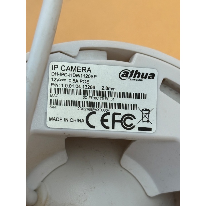 Caméra IP Dahua HDW1120SP - Dôme Infrarouge 1MP WiFi