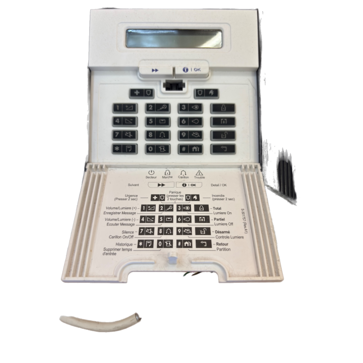 Clavier Alarme Visonic PMAX PRO WH 868 NF - Centrale Radio IP