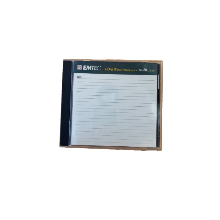 CD-RW EMTEC - 700 MB 80 min High Performance 1x-4x