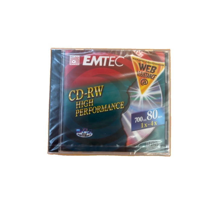 CD-RW EMTEC 700MB 80min - High Performance