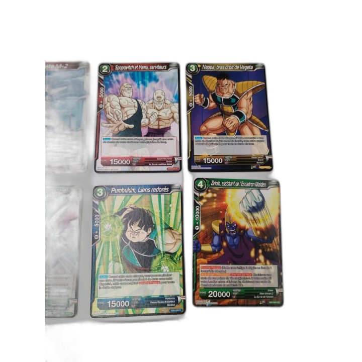 Lot 15 Cartes Dragon Ball Super Card Game Bandai - Holo Éveil Vœu Goku