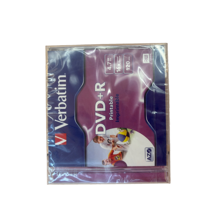 DVD+R Verbatim 4.7Go - Support Imprimable 16x - Pack de 5
