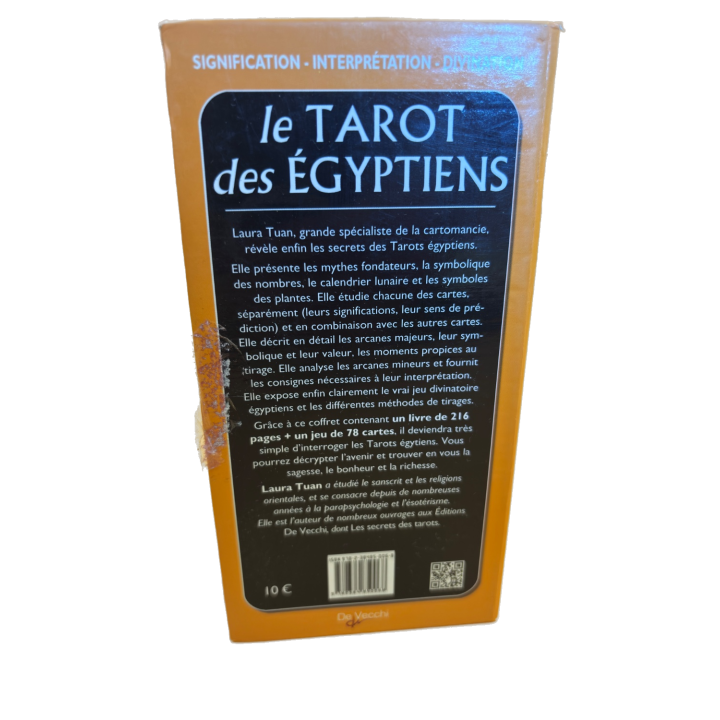 Tarot des Égyptiens - De Vecchi - 78 cartes + livre 216 pages