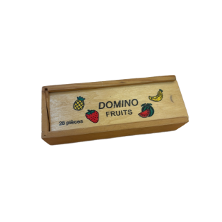 Domino Fruits - Jeujura - 28 pcs Bois 3+ ans 2-4 joueurs