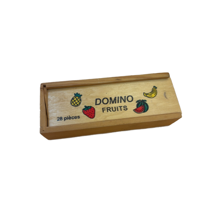 Domino Fruits - Jeujura - 28 pcs Bois 3+ ans 2-4 joueurs