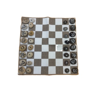 Jeu d'Échecs Mon Jeu d'Échecs - Plateau Tissu 26cm