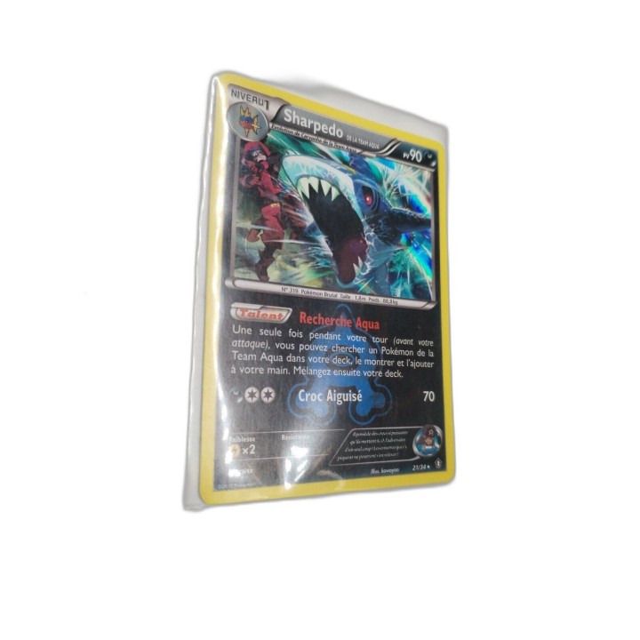 Carte Pokémon Sharpedo Team Aqua 21/34 Holo Reverse FR 2015 - Double D