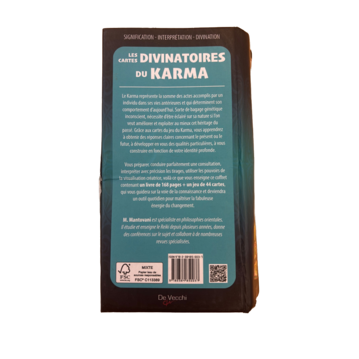 Cartes Divinatoires du Karma - De Vecchi - 44 Cartes + Livret