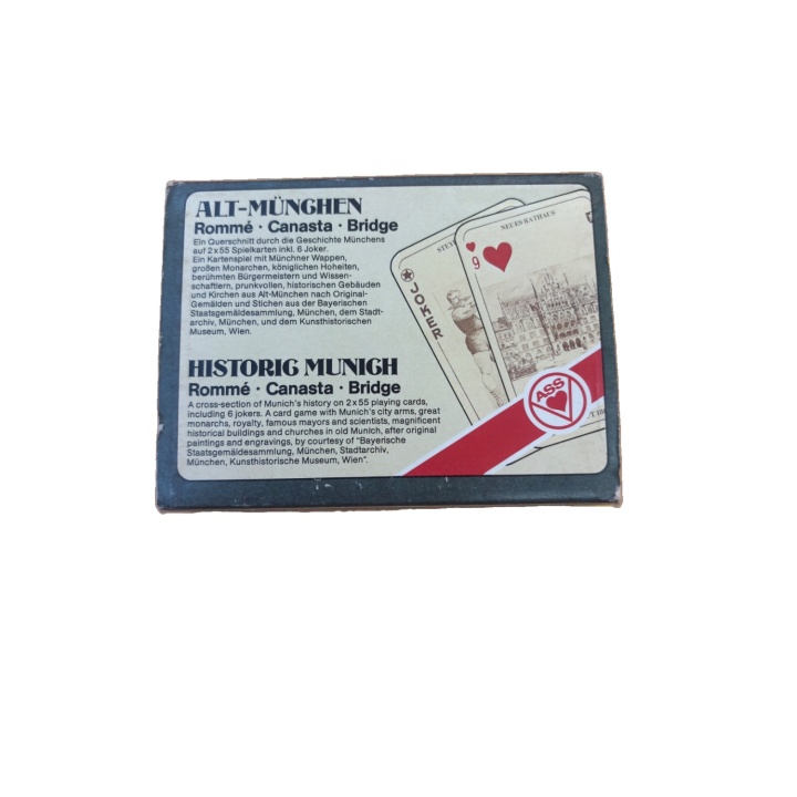 Alt-München - Jeu de Cartes Historique Rommé Canasta Bridge