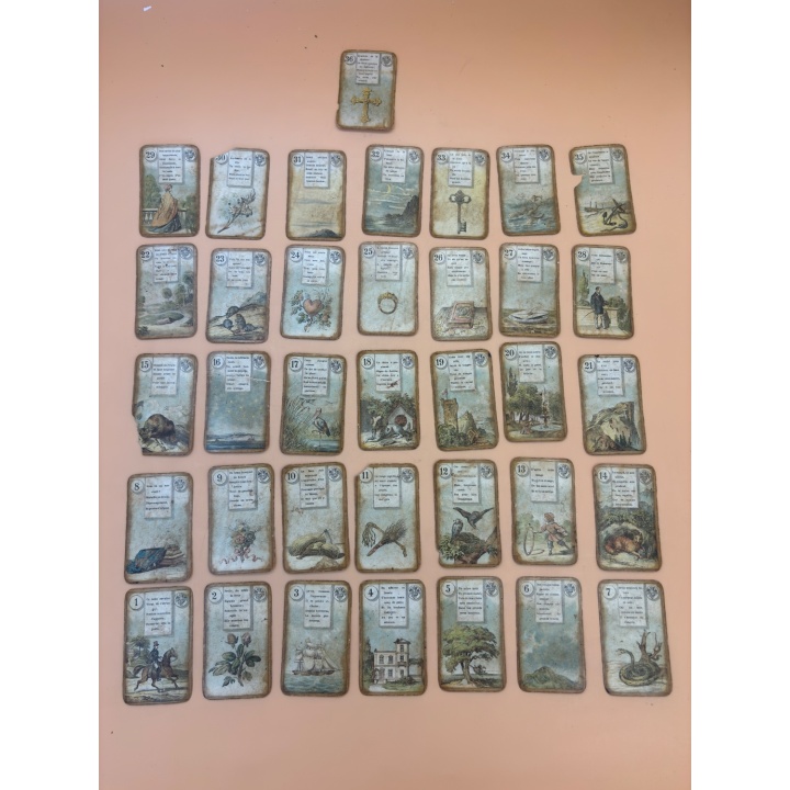 Oracle Lenormand Ancien 36 Cartes - Français
