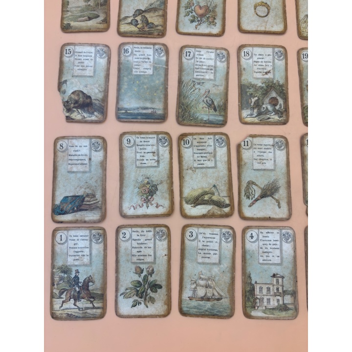 Oracle Lenormand Ancien 36 Cartes - Français