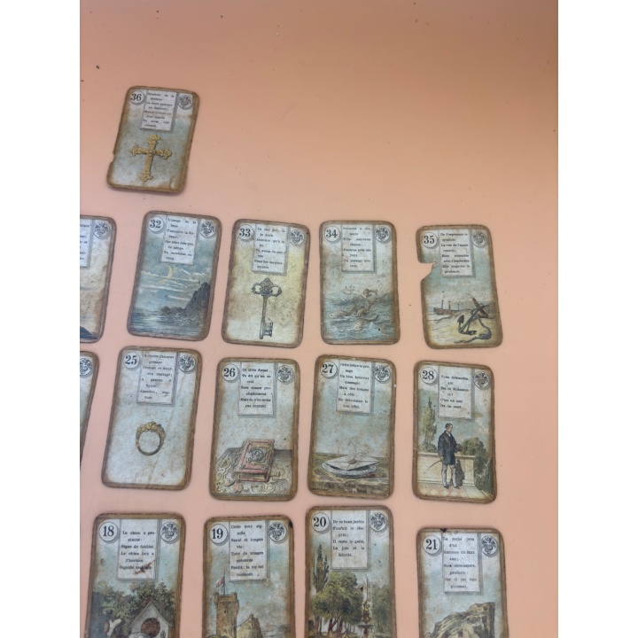 Oracle Lenormand Ancien 36 Cartes - Français