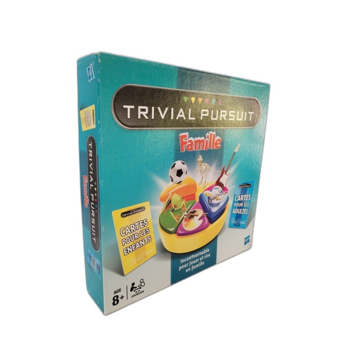 Trivial Pursuit Famille - Hasbro - Quiz 2-6 Joueurs - 8 ans+ - Cartes 