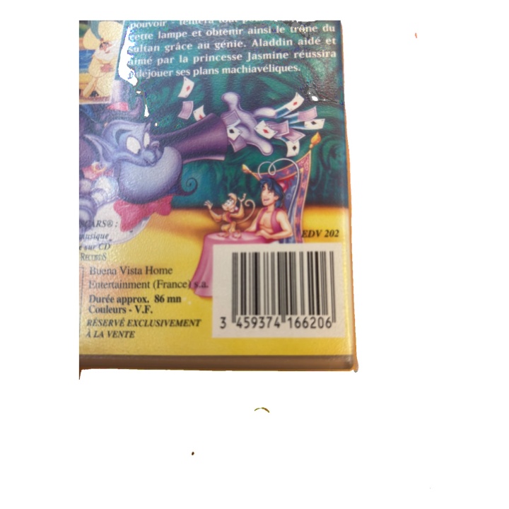 Aladdin - Disney - VHS Les Grands Classiques VF 1992