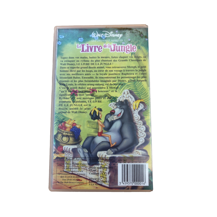 Le Livre de la Jungle - Disney - VHS Grands Classiques