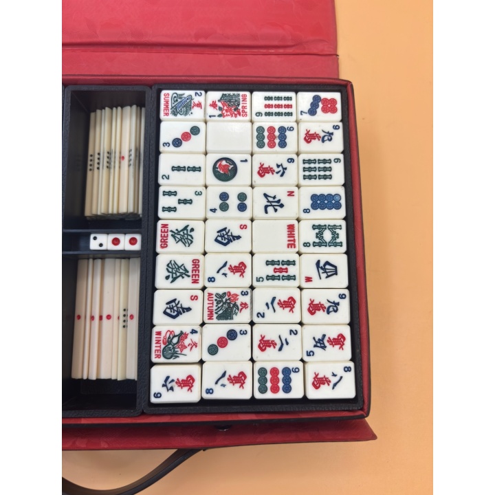Mah-Jong Revanche - Coffret Vintage Complet 144 Tuiles