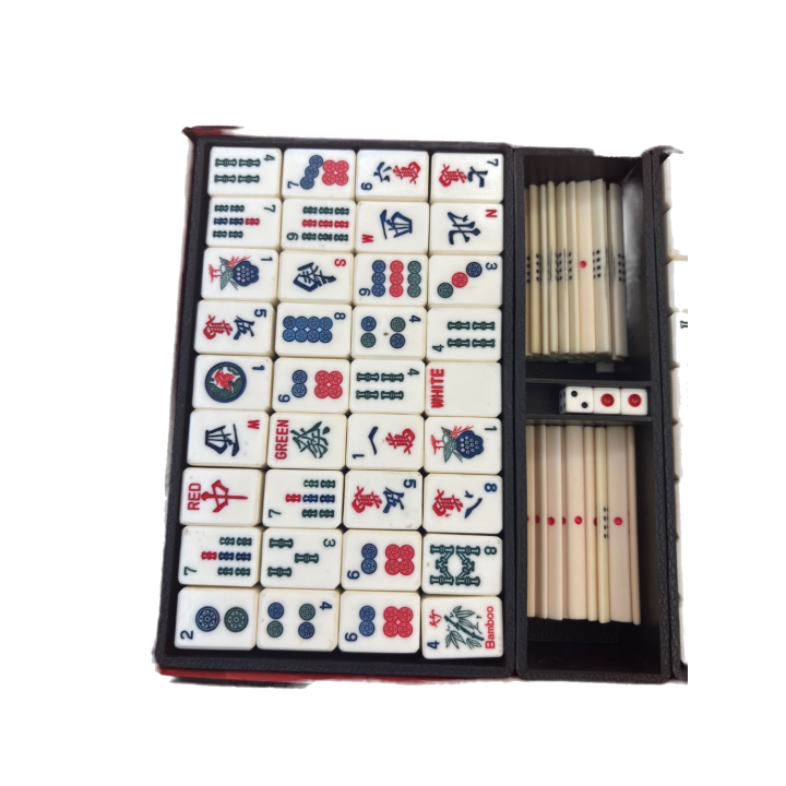 Mah-Jong Revanche - Coffret Vintage Complet 144 Tuiles