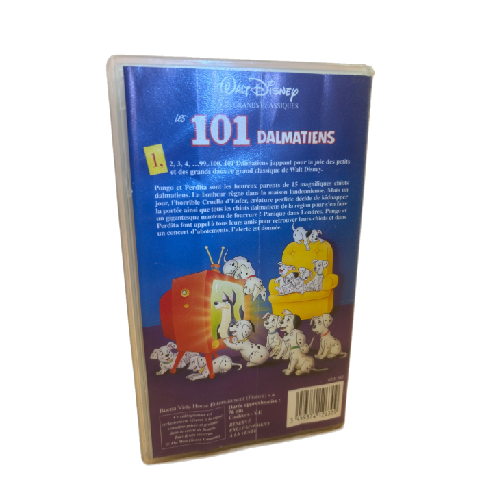 Les 101 Dalmatiens - Disney - VHS Grands Classiques VF